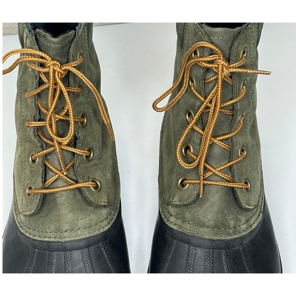 Sorel Cheyanne II Boots Mens 10.5 Surplus Green Waterproof Leather Rubber Shell main image 4